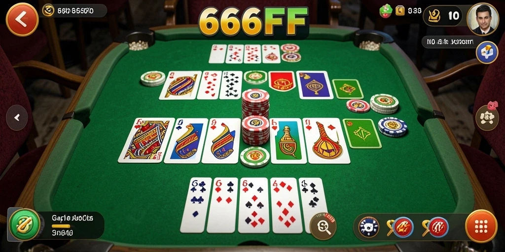 Tampilan gameplay Gaple yang seru di 666FF.
