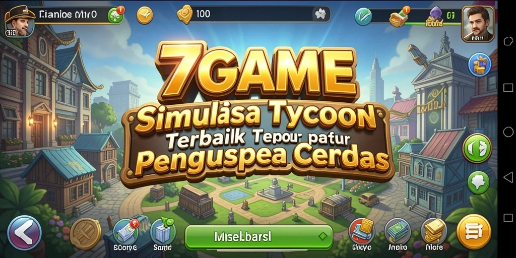 Gameplay tycoon di 7GAME yang mengasyikkan.