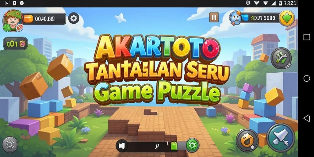 Menampilkan gameplay seru dalam menyelesaikan teka-teki Puzzle.
