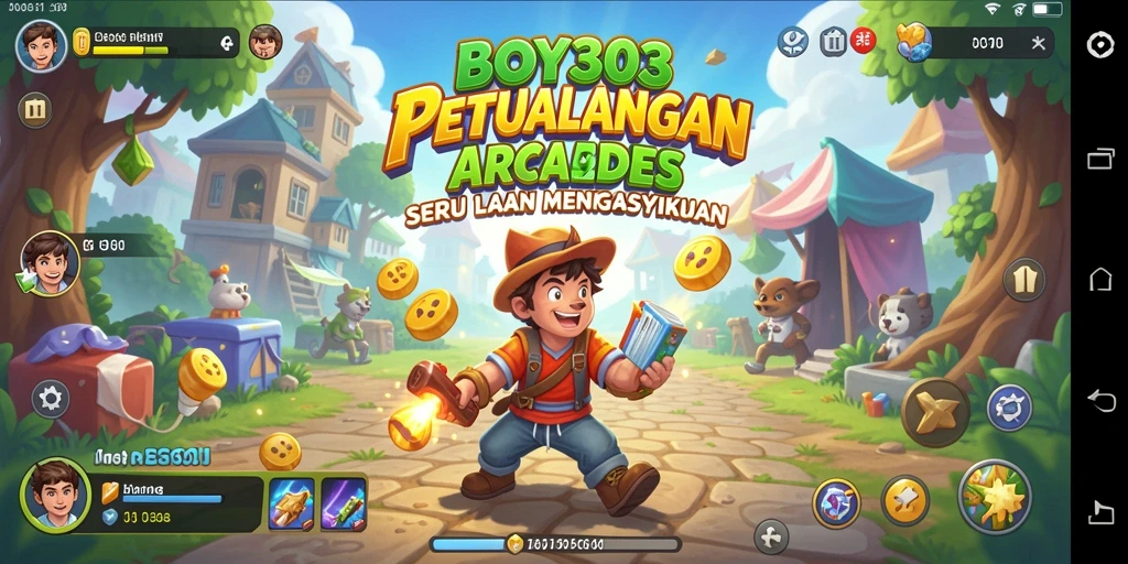 Tampilan gameplay seru dalam BOY303 dengan tantangan arcade.