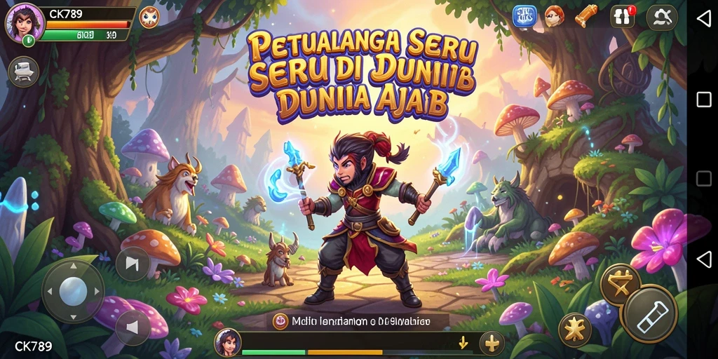 Tampilan gameplay CK789 yang menakjubkan dan penuh aksi.