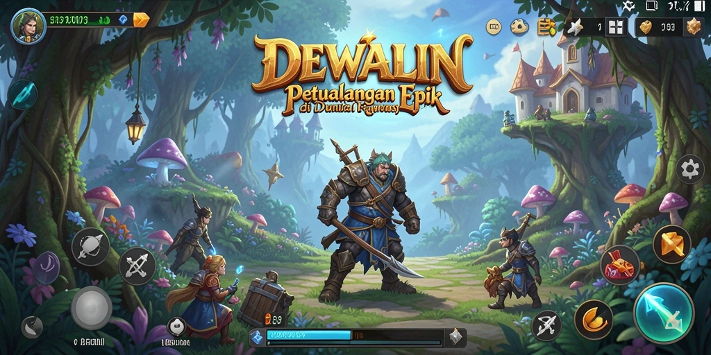 Gameplay menarik di DEWALIN dengan pertarungan strategis dan eksplorasi mendalam.