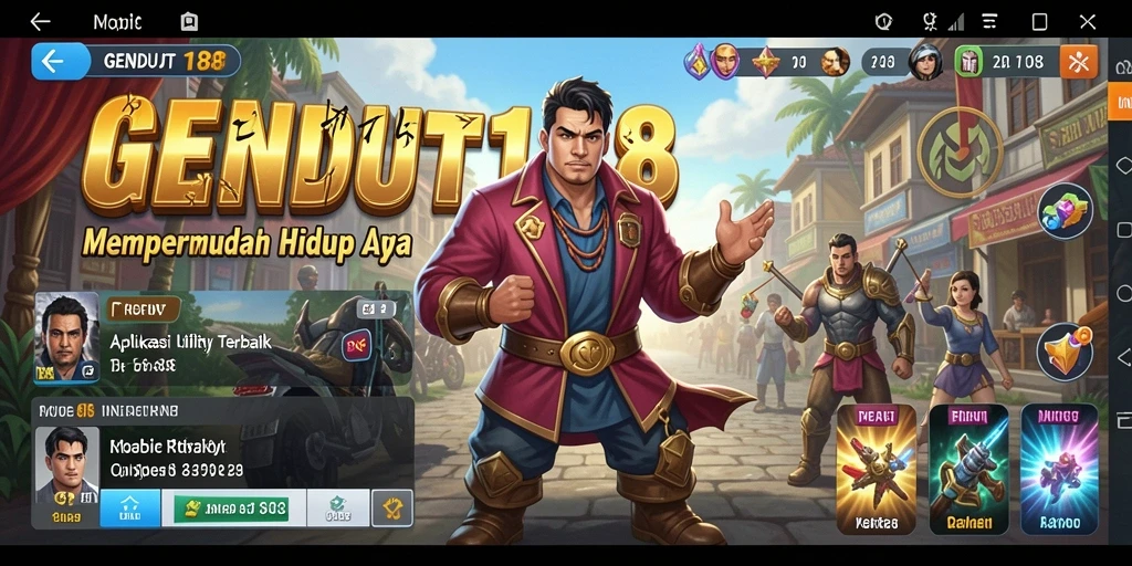 Screenshot utama GENDUT188 menunjukkan tampilan antarmuka yang ramah pengguna.