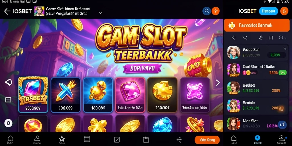 Tampilan gameplay yang menarik dari permainan Slot IOSBET.