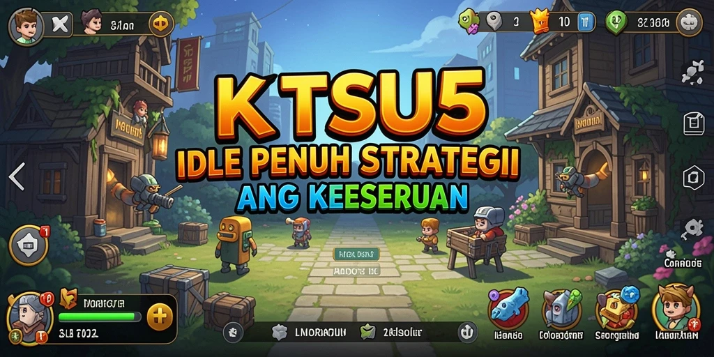 Screenshot KATSU5 menampilkan gameplay Idle yang menarik dan interaktif.