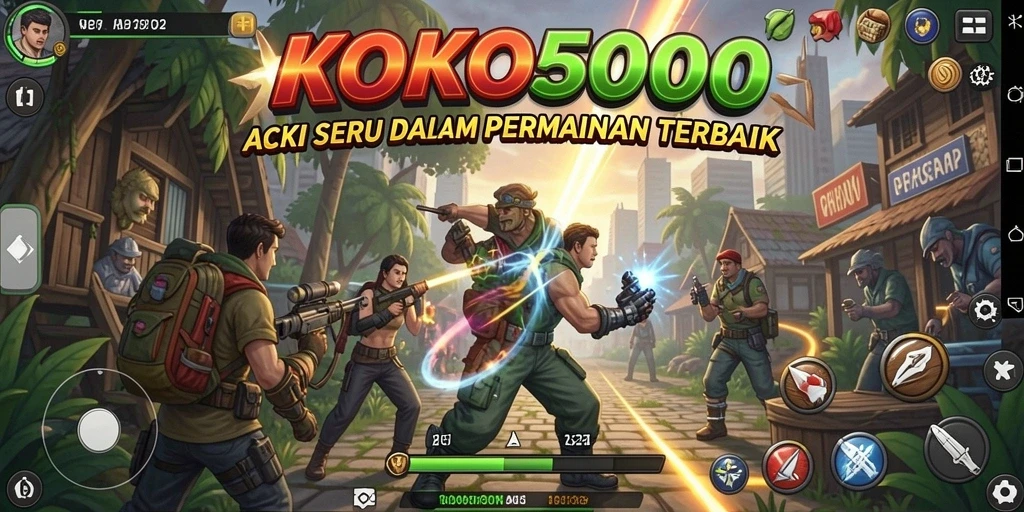 Gameplay KOKO5000 yang intens dan menarik perhatian.