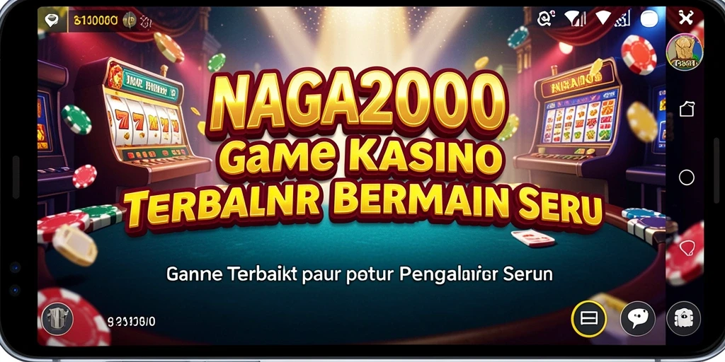 Screenshot gameplay NAGA2000 menampilkan pengalaman Kasino yang mendebarkan.