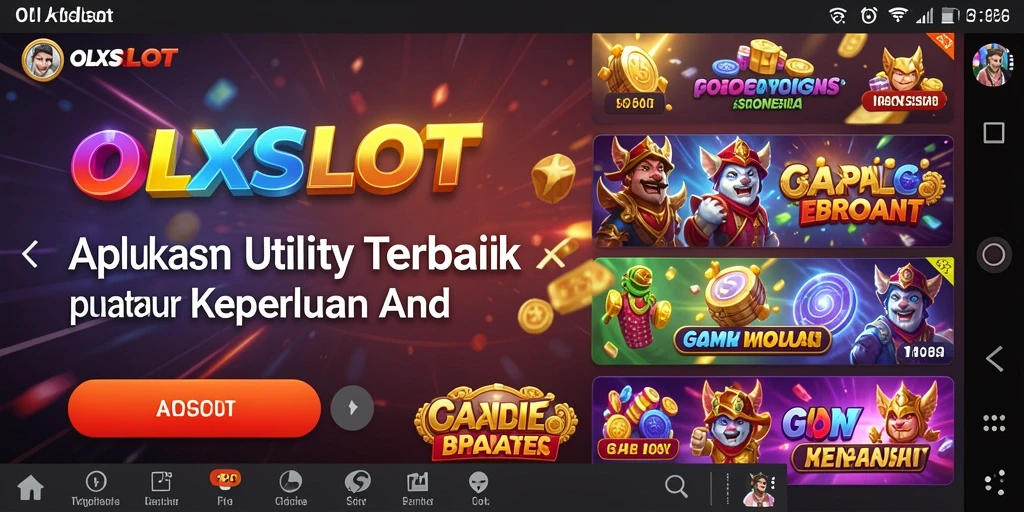 Tampilan antarmuka OLXSLOT yang menarik dan fungsional.